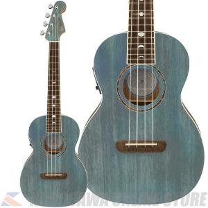 Fender Acoustics Dhani Harrison Uke Walnut Fingerboard Turquoise 【チューナープレゼント】｜kurosawa-music
