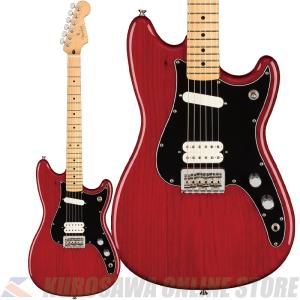 Fender Player Duo-Sonic HS, Maple, Crimson Red Transparent 【アクセサリープレゼント】｜kurosawa-music