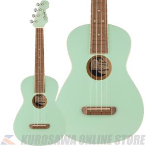 Fender Acoustics Avalon Tenor Ukulele, Walnut Fingerboard, Surf Green｜kurosawa-music