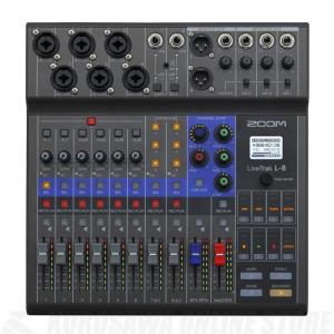 ZOOM LiveTrak L-8 [8-Track Live Mixer/Recorder]｜kurosawa-music