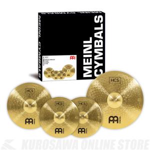 Meinl マイネル HCS シリーズ Complete Cymbal Set-up 14"Hihat/16"Crash/20"Ride [HCS141620] シンバルセット｜kurosawa-music