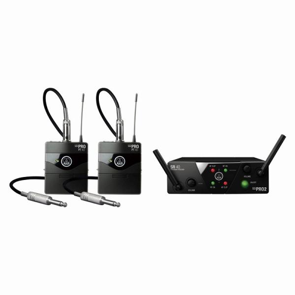 AKG アーカーゲー WMS40 PRO MINI2 INST SET DUAL ギター/ベース用ワ...