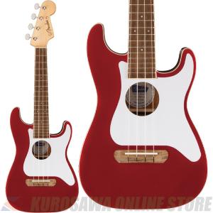 Fender Acoustics Fullerton Strat Uke Candy Apple Red 【送料無料】《コンサートウクレレ》(ご予約受付中)｜kurosawa-music