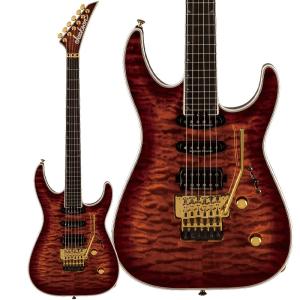 Jackson Pro Plus Series Soloist SLA3Q Amber Tiger Eye (ご予約受付中)｜kurosawa-music