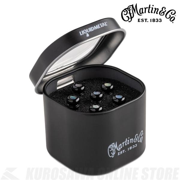 Martin LIQUID METAL PINSET W/PAUA DOT BLK[18APP001...
