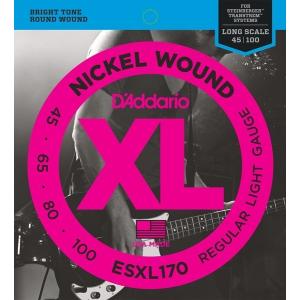 D'Addario XL NICKEL ESXL170 Double Ball/Light ダダリオ (ベース弦) (ネコポス)