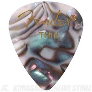 Fender 351 Shape Premium Picks, Thin, Abalone, 12 Count (12枚)(ピック)(ネコポス)(ご予約受付中)｜kurosawa-music