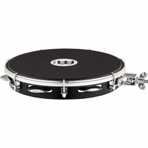 Meinl マイネル Traditional ABS Pandeiro With Holder Black [PA10A-BK-NH-H] (パンデイロ)｜kurosawa-music