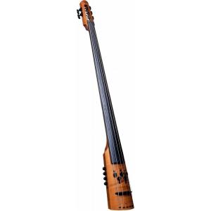 NS Design CR5M-AM CR Double Bass 5st?Amber EMG CR4 with EMG PU (エレキアップライトベース)(マンスリープレゼント)