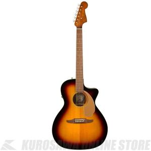 Fender Acoustics Newporter Player, Walnut Fingerboard, Sunburst 【ケーブルプレゼント!】｜kurosawa-unplugged