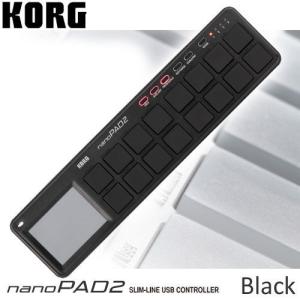KORG nanoPAD2 SLIM-LINE USB Controller （Black）(ご予約受付中)｜kurosawa-unplugged