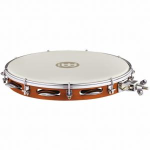 Meinl マイネル Traditional Wood Pandeiro With Holder Chestnut [PA12CN-M-TF-H] (パンデイロ)｜kurosawa-unplugged