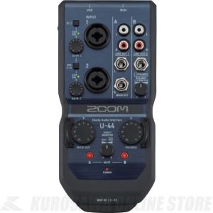 ZOOM Handy Audio Interface U-44 (ハンディオーディオインターフェース) (送料無料)(ご予約受付中)｜kurosawa-unplugged