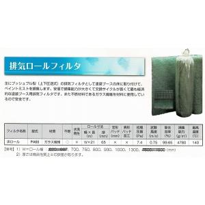 塗装ブース 排気フィルター床ロールフィルター ...の詳細画像1