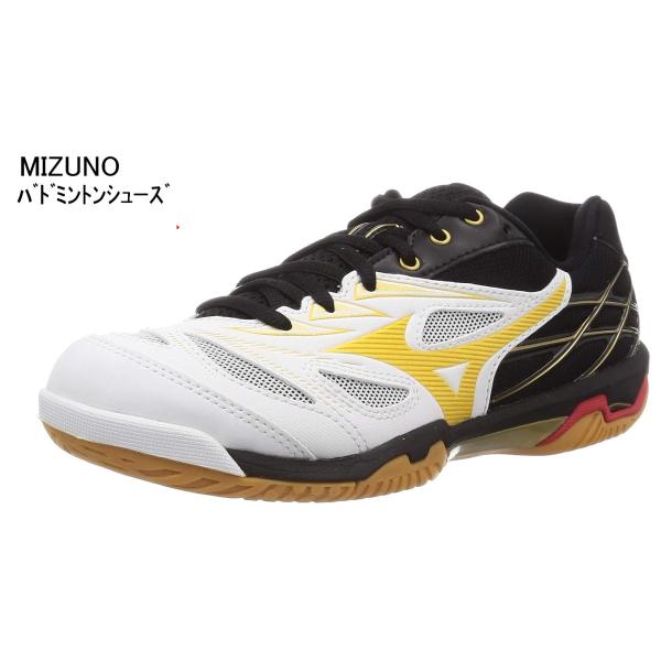 バドミントンシューズ MIZUNO  ウエーブファング NX フィット性 グリップ力 安定性 反発性