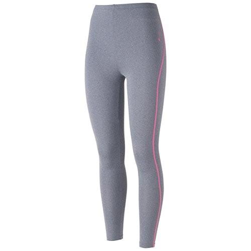 ジェーンスタイル janestyle ミドルフィットレギンス グレー杢Ｘピンク