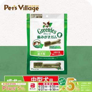 グリニーズプラス 成犬用 中型犬用 11-22kg 6P B1犬 ガム 歯磨き