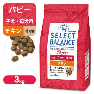 セレクトバランス パピー（子犬用） チキン 小粒 3kg ■ ドッグフード Select Balance 生後1才令未満 妊娠 授乳期の成犬用｜kurosu