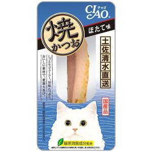 いなば チャオ 焼かつお ほたて味 1本入り ■ キャットフード 猫用 おやつ CIAO チャオ ペット｜kurosu