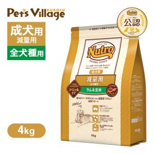 公認店 ニュートロ ナチュラルチョイス ドッグフード 減量用 全犬種用 成犬用 ラム＆玄米 4kg｜kurosu