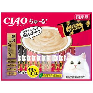 いなば ちゅーる（ちゅ〜る） 40本入り 贅沢バラエティ 14g×40本 ■ 国産品 キャットフード ウェット おやつ スナック トリーツ cp18_np