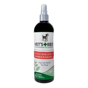 ヴァイシュラ 犬用 VET'S BEST ベッツベスト ティーツリーオイルスプレー 470ml