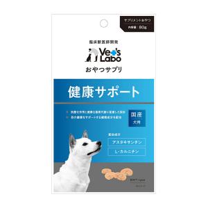 ジャパンペットコミュニケーションズ おやつサプリ 犬用 健康サポート 80g ■ ベッツラボ Vet's Labo おやつ｜kurosu