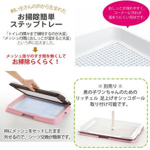 リッチェル 犬用 お掃除簡単ステップトレー レ...の詳細画像1