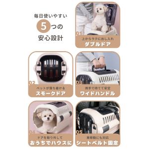 リッチェル キャンピングキャリー ダブルドア ...の詳細画像4