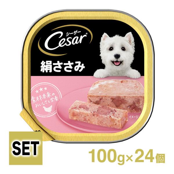 Cesar シーザー 絹ささみ 100g×24個