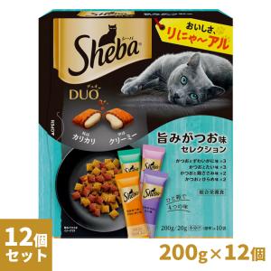 シーバ Sheba デュオ Duo 旨みがつお味セレクション 200g×12個｜kurosu