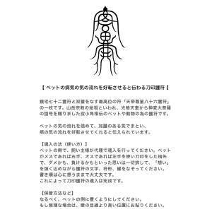 【ペットのお守り】 ペットの健康祈願、病気の気...の詳細画像3