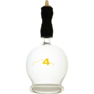 霧島ガラス玉 5号 吸着具 完成品（吸い玉・カッピング）【吸灸