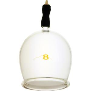 霧島ガラス玉　８号　吸着具　完成品（吸い玉・カッピング）純正部品