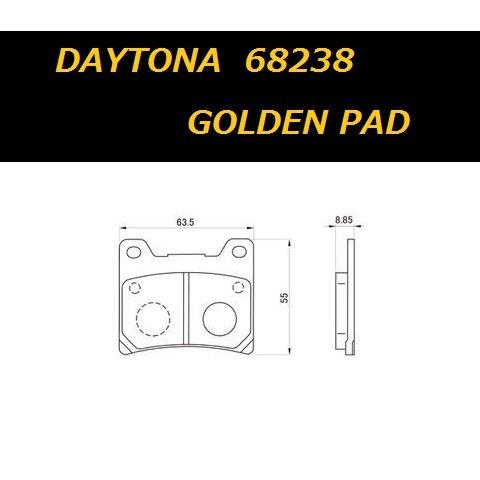 <送料無料> ヤマハ FZX750 < 3XF > フロント ゴールデンパッド DAYTONA/デイ...