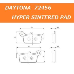 専用ページ　S-1 DAYTONA（デイトナ） 送料無料 ホンダ XR230 / MC36 / デイトナ リア