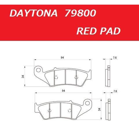 送料無料 カワサキ KDX220R SR / DX220B / フロント用 ブレーキパッド / デイ...