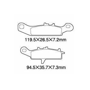 送料無料 カワサキ KX85 / KX085A KX085B / フロント ブレーキパッド / NT...