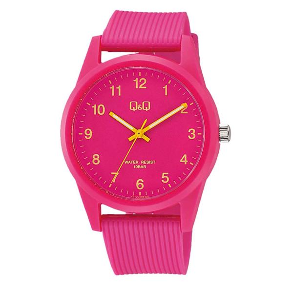 シチズン 腕時計 アナログ 10気圧防水 ウレタンベルト ピンク メンズ VS40-009/3218