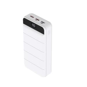 モバイルバッテリー モバイル充電器 40000ｍAh 4台同時充電 PD20W対応 超大容量 LEDライト付き HIDISC HD-GP45AQCWH/0205/送料無料｜kurukumin2002