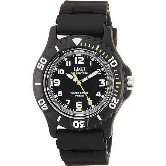 シチズン 腕時計 紳士 アナログ ソーラー電源 10気圧防水 回転ベゼル ブラック E02A-001...