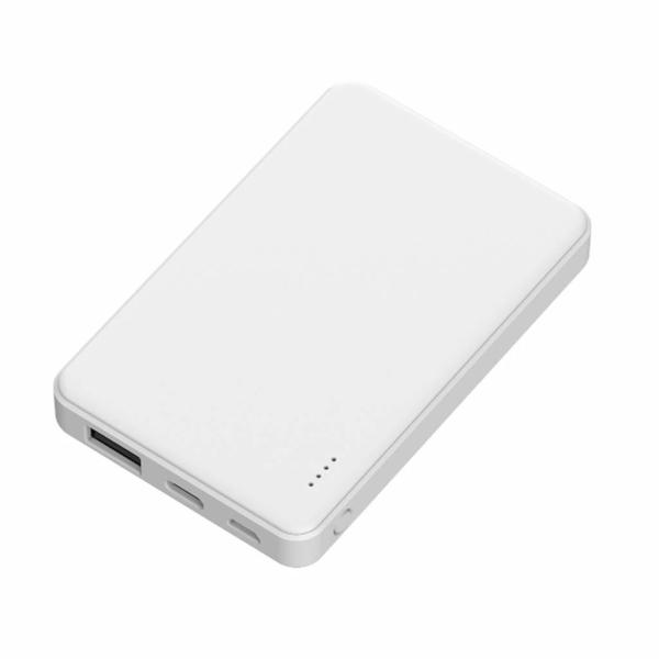 モバイルバッテリー 5000mAh ホワイト HIDISC/HD4-MBFT3C05WH/3756ｘ...