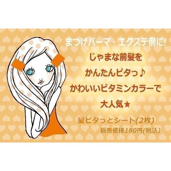 髪ピタっとシート ジャマな前髪をクセをつけずしっかりキャッチ まつげパーマ・エクステ前に くるくる本...
