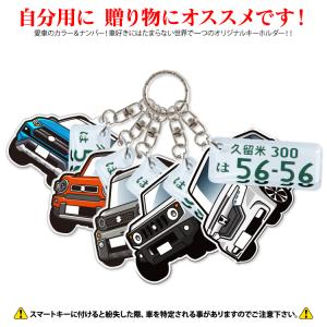 ヴォクシー 80系 キーホルダー ナンバープレ...の詳細画像3