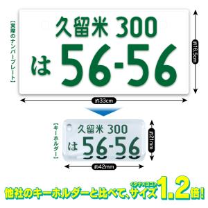 ナンバープレート キーホルダー 超リアル 納車...の詳細画像3