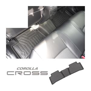 新型 カローラクロス カスタム パーツ フロアマット 4D ラバーマット 防水マット 立体マット 2列目 セカンドマット 汚れ防止 保護 内装 トヨタ 1P｜kuruma-com2006