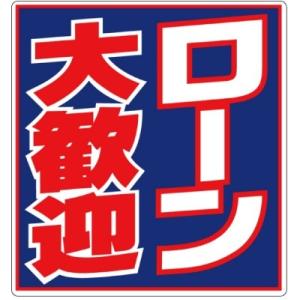 マグネットプレート 大  ローン大歓迎 自動車販売店用｜kuruma-sp