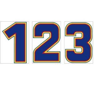 SK製(サンドイッチ合板) プライスボード用数字 SK-36 10枚セット 総額表示 自動車販売店用