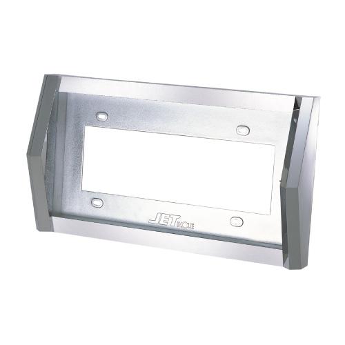 ジェットイノウエ 501168 ABSとんがりナンバープレート枠 48mm角 大型