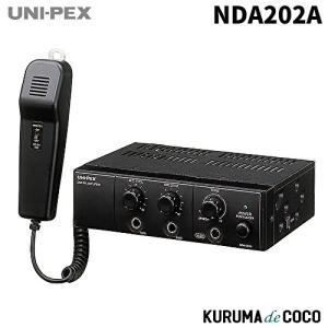 UNI-PEX NDA-602A マイク付き車載アンプ ユニペックス NDA-602A 車載アンプ 60W マイク付き 12V用 株式